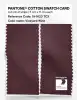 Product image 2 of the product “PANTONE® COTTON SWATCH CARD 19-1623 TCX Vineyard Wine ”