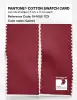 Product image 2 of the product “PANTONE® COTTON SWATCH CARD 19-1655 TCX Garnet ”