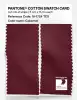 Product image 2 of the product “PANTONE® COTTON SWATCH CARD 19-1724 TCX Cabernet ”