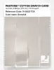 Product image 3 of the product “PANTONE® COTTON SWATCH CARD 11-0002 TCX Snowfall ”