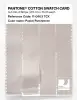 Product image 3 of the product “PANTONE® COTTON SWATCH CARD 11-0603 TCX Pastel Parchment ”
