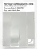 Product image 3 of the product “PANTONE® COTTON SWATCH CARD 11-4303 TCX Mystic Blue ”