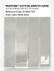 Product image 3 of the product “PANTONE® COTTON SWATCH CARD 12-4300 TCX White Onyx ”