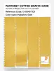 Product image 3 of the product “PANTONE® COTTON SWATCH CARD 13-0849 TCX Habañero Gold ”