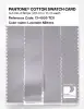 Product image 3 of the product “PANTONE® COTTON SWATCH CARD 13-4005 TCX Lavender Mittens ”