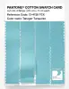 Product image 3 of the product “PANTONE® COTTON SWATCH CARD 13-4720 TCX Tanager Turquoise ”