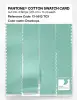 Product image 3 of the product “PANTONE® COTTON SWATCH CARD 13-5612 TCX Dewdrops ”