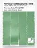 Product image 3 of the product “PANTONE® COTTON SWATCH CARD 14-0120 TCX Gremlin Green ”