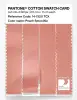 Artikelbild 3 des Artikels “PANTONE® COTTON SWATCH CARD 14-1320 TCX Peach Smoothie “