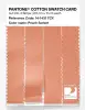 Product image 3 of the product “PANTONE® COTTON SWATCH CARD 14-1431 TCX Peach Sorbet ”