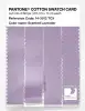 Product image 3 of the product “PANTONE® COTTON SWATCH CARD 14-3512 TCX Scented Lavender ”