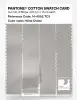 Product image 3 of the product “PANTONE® COTTON SWATCH CARD 14-4002 TCX Wind Chime ”