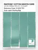Product image 3 of the product “PANTONE® COTTON SWATCH CARD 14-5612 TCX Starling Egg ”