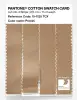 Product image 3 of the product “PANTONE® COTTON SWATCH CARD 15-1125 TCX Porcini ”
