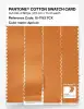 Product image 3 of the product “PANTONE® COTTON SWATCH CARD 15-1153 TCX Apricot ”