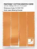 Product image 3 of the product “PANTONE® COTTON SWATCH CARD 15-1160 TCX Blazing Orange ”
