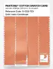 Product image 3 of the product “PANTONE® COTTON SWATCH CARD 15-1239 TCX Cantaloupe ”