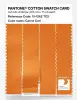 Product image 3 of the product “PANTONE® COTTON SWATCH CARD 15-1262 TCX Carrot Curl ”