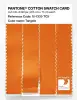 Product image 3 of the product “PANTONE® COTTON SWATCH CARD 15-1335 TCX Tangelo ”