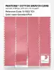 Product image 3 of the product “PANTONE® COTTON SWATCH CARD 15-1922 TCX Geranium Pink ”