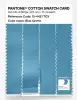 Product image 3 of the product “PANTONE® COTTON SWATCH CARD 15-4421 TCX Blue Grotto ”