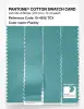 Product image 3 of the product “PANTONE® COTTON SWATCH CARD 15-4912 TCX Fluidity ”