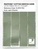 Product image 3 of the product “PANTONE® COTTON SWATCH CARD 15-6414 TCX Reseda ”
