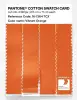 Product image 3 of the product “PANTONE® COTTON SWATCH CARD 16-1364 TCX Vibrant Orange ”