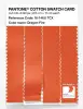 Product image 3 of the product “PANTONE® COTTON SWATCH CARD 16-1460 TCX Dragon Fire ”