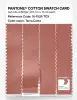 Product image 3 of the product “PANTONE® COTTON SWATCH CARD 16-1526 TCX Terra Cotta ”