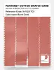 Product image 3 of the product “PANTONE® COTTON SWATCH CARD 16-1529 TCX Burnt Coral ”