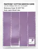 Product image 3 of the product “PANTONE® COTTON SWATCH CARD 16-3617 TCX Sheer Lilac ”
