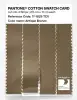 Product image 3 of the product “PANTONE® COTTON SWATCH CARD 17-1028 TCX Antique Bronze ”