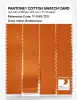 Product image 3 of the product “PANTONE® COTTON SWATCH CARD 17-1349 TCX Exuberance ”