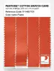 Product image 3 of the product “PANTONE® COTTON SWATCH CARD 17-1462 TCX Flame ”