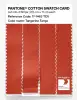 Product image 3 of the product “PANTONE® COTTON SWATCH CARD 17-1463 TCX Tangerine Tango ”