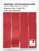 Product image 3 of the product “PANTONE® COTTON SWATCH CARD 17-1664 TCX Poppy Red ”