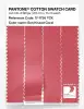 Product image 3 of the product “PANTONE® COTTON SWATCH CARD 17-1736 TCX Sun Kissed Coral ”