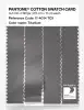Product image 3 of the product “PANTONE® COTTON SWATCH CARD 17-4014 TCX Titanium ”