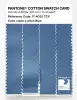 Product image 3 of the product “PANTONE® COTTON SWATCH CARD 17-4032 TCX Lichen Blue ”