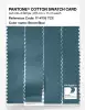 Product image 3 of the product “PANTONE® COTTON SWATCH CARD 17-4716 TCX Storm Blue ”