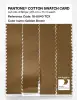 Product image 3 of the product “PANTONE® COTTON SWATCH CARD 18-0940 TCX Golden Brown ”