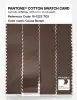 Product image 3 of the product “PANTONE® COTTON SWATCH CARD 18-1222 TCX Cocoa Brown ”