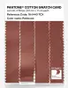 Product image 3 of the product “PANTONE® COTTON SWATCH CARD 18-1443 TCX Redwood ”