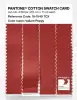 Product image 3 of the product “PANTONE® COTTON SWATCH CARD 18-1549 TCX Valiant Poppy ”