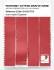 Product image 3 of the product “PANTONE® COTTON SWATCH CARD 18-1651 TCX Cayenne ”