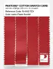 Product image 3 of the product “PANTONE® COTTON SWATCH CARD 18-1662 TCX Flame Scarlet ”