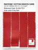 Product image 3 of the product “PANTONE® COTTON SWATCH CARD 18-1664 TCX Fiery Red ”
