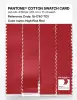 Product image 3 of the product “PANTONE® COTTON SWATCH CARD 18-1763 TCX High Risk Red ”