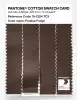 Product image 3 of the product “PANTONE® COTTON SWATCH CARD 19-1224 TCX Fondue Fudge ”